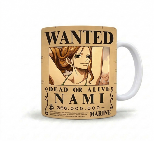 Taza Wanted Nami One Piece