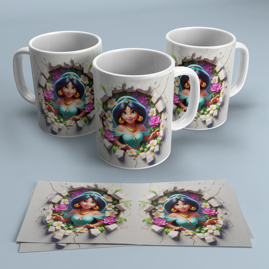 Taza Princesa Jasmine de Aladdín