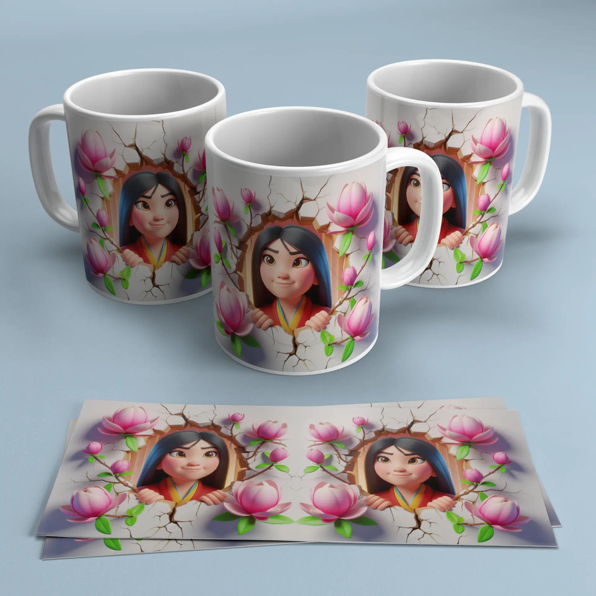 Taza Princesa Mulan TAZAMAGICA