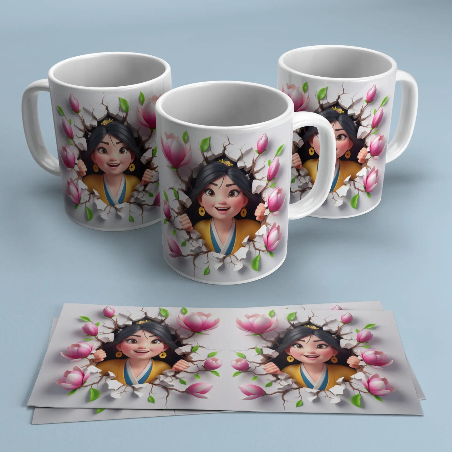 Taza Princesa Mulan TAZAMAGICA