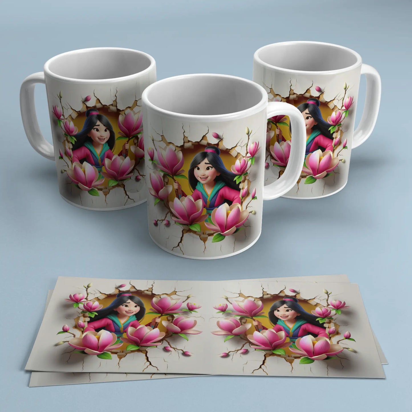 Taza Princesa Mulan TAZAMAGICA