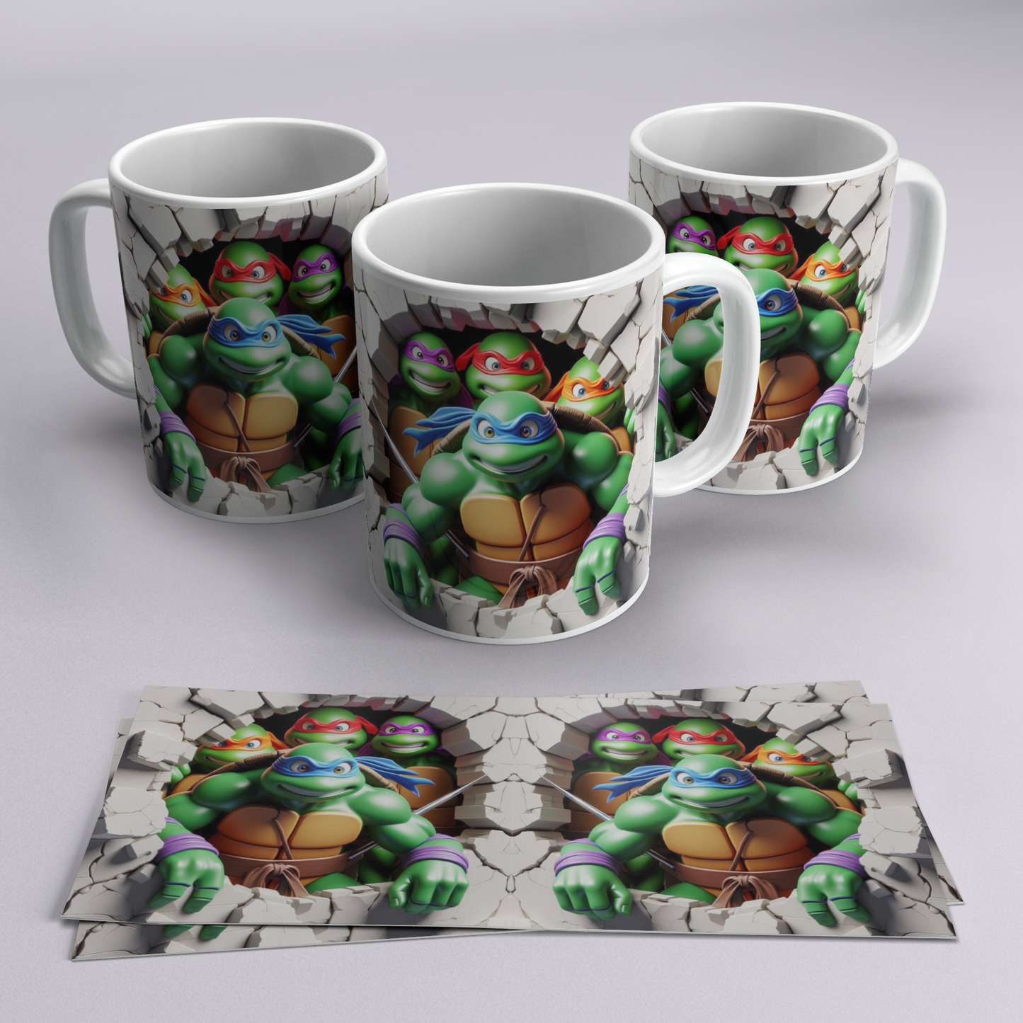 Colección Tazas 3D Efecto Roto | Regalos Frikis Originales