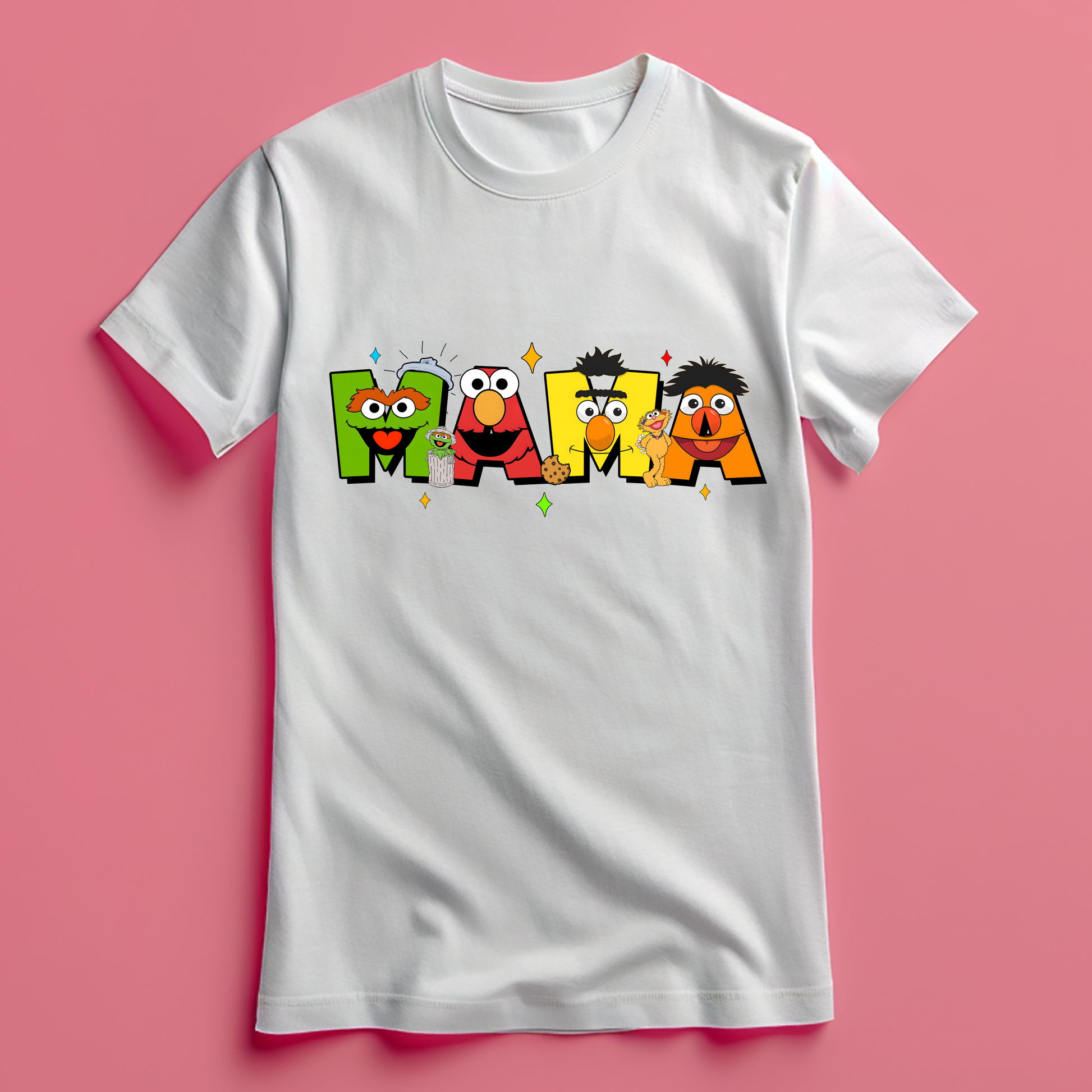 Camiseta Mamá Barrio Sésamo – Regalo Divertido Día de la Madre