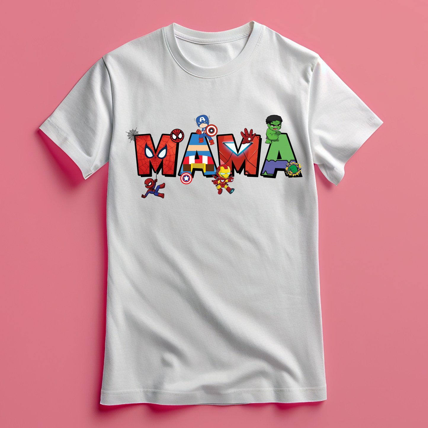 Camiseta Mamá Marvel Avengers – Regalo Superhéroes Día de la Madre