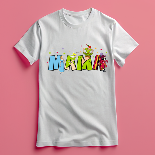 Camiseta Mamá Peter Pan Disney – Regalo Original Día de la Madre