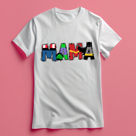 Camiseta Mamá Superhéroes Comic Vintage – Día de la Madre