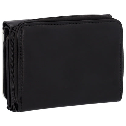 Cartera Monedero 2 en 1 Polipiel Negro Personalizable – Día de la Madre