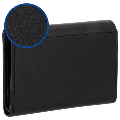 Cartera con Monedero Polipiel Negro 10×14 Personalizable – Día de la Madre
