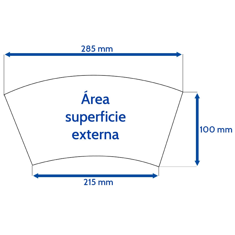 Taza Cónica Color Interior - Merchandising Corporativo